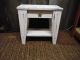 Sale - - Primitive Wash Table In White Washed Use On Porch Or Mud Room 18wx18hx10d Primitives photo 2