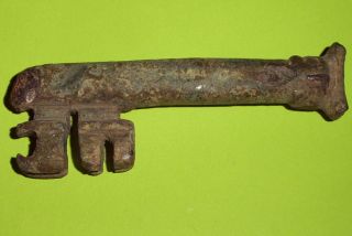 Huge Authentic Medieval Key Old Rare Artifact Lock Tool Antiquity Antique photo