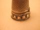 Antique Stern Bros.  Lily - Of - The - Valley With A Bow Sterling Silver Thimble Rare Thimbles photo 8