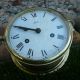 Vintage Schatz Ships Brass Royal Mariner 8 Day Clock Mint Condition Ship Clock Clocks photo 2