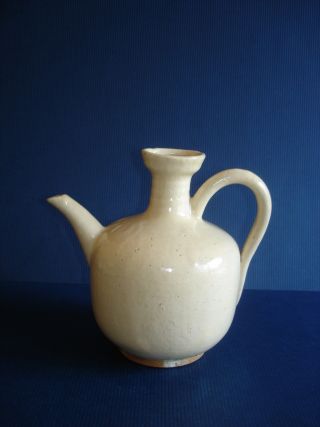 Chinese White Glaze Ceramic Ewer photo
