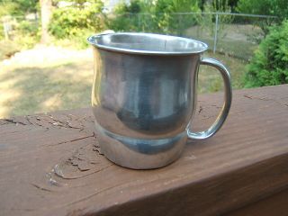 Towle Sterling Silver Baby Cup Mongrammed Kah For Scrap Or Use 70gr photo