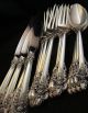 Vintage Sterling Silver Wallace Grand Baroque 4 Full Place Setting 16 Piece Set Wallace photo 4