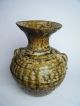 Chinese Green Glazed Pottery Jar / Vase / Hu,  Twin Loop Handles,  Han Dynasty Chinese photo 7