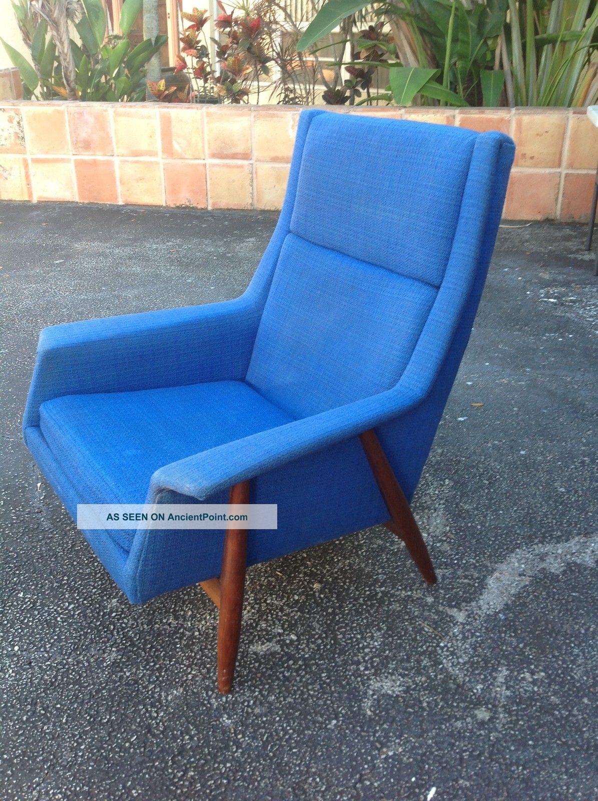 Milo Baughman Thayer Coggin 1964 Lounge Armchair Fabric Great Form Rare Post-1950 photo