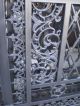 Stunning Fancy Regal Entry Cast Iron Black Gate W/posts Other photo 1