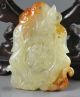 Chinese Hetian Jade Hand - Carved Intaglio Pattern Pendant,  Dragons，nice No.  B505 Dragons photo 4