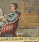 1800 ' S Blood Brain Cure Tarrant ' S Seltzer Aperient Library Ink Bottle Trade Card Quack Medicine photo 2
