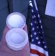 Antique,  Ceramic,  German Cosmetic Pomade Jar Crock Pot Lid Jars photo 3