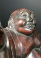 B331: Japanese Old Quality Copper Ware Budai Hotei Statue With Gourd. Statues photo 1