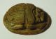 Egyptian Faience Inscribed Detailed Scarab Seal Egyptian photo 2