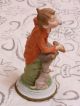 Figurine Of A Boy With A Dog,  Capodimonte Style.  Made In Spain Other photo 2