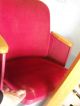 Vintage Theater Chairs - Fold - Up Seat - Red - - Famous Gum Post-1950 photo 2
