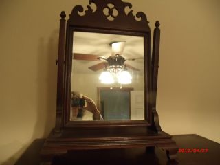 Antique Mahogany Dresser Top Shaving/dressing Mirror Pick Up Only In Va photo