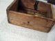 Old 1800 ' S Antique Wood Box Franklin Steel Works,  Cambridge Ma,  Toe Calks Horses Boxes photo 4