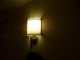 Qty.  Large Cast Brass Sconces Faux Linen Shade From Luxury Hotel,  Restaurant Chandeliers, Fixtures, Sconces photo 2