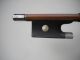 Old/antique Silver Mounted Violin Bow Pernambuco Round C.  1890 - 1920 String photo 4