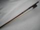 Old/antique Silver Mounted Violin Bow Weidlich Leipzig Pernambuco Round C.  1920 String photo 11