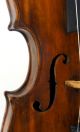 Antique 19th Century Violin - Gorgeous One - Piece Back - String photo 9