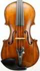 Antique 19th Century Violin - Gorgeous One - Piece Back - String photo 1