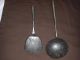 Early Hand Forged / Hand Hammered / Wrought Iron Spatula & Spoon Ladle Primitives photo 1
