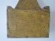 Aafa 19th C.  Primitive Colonial Candle Box Early Yellow Paint From Maine Primitives photo 7