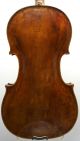 Very Good And Interesting Antique Mid - 19th Century Violin - String photo 2