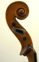 Very Good And Interesting Antique Mid - 19th Century Violin - String photo 4