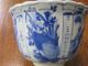 Antique China Hp Blue Bird Signed 2 Circle/blue Seal Mk Bowls photo 8