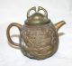 Antique Japanese Bronze Teapot Swan Japan Circa 1930s Teapots photo 3