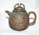 Antique Japanese Bronze Teapot Swan Japan Circa 1930s Teapots photo 5