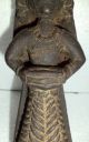 1800 ' Santique Old 1piece Rare Hand Carved Wooden Musician Doll / Putali India photo 2