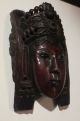 Chinese Wood Carving Mask Of Famous Girl Warrior Mulan (circa 1960) Masks photo 2