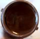 Vintage Japanese Export Brown Clay Hand Painted Tea Caddy Biscuit Jar Tea Caddies photo 4