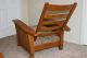 Stickley Spindle Morris Chair With Matching Ottoman Post-1950 photo 2