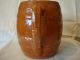 Antique - Vintage Brown Stoneware Water Or Milk Pitcher Hearth Ware photo 1