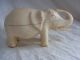 Antique Carved African Tribal Faux Ivory Elephant Figure Other photo 1