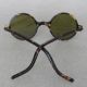 Antique Ca1890 Faux Tortoise Shell Sunglasses Round Frames Steampunk Bakelite Optical photo 1