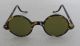 Antique Ca1890 Faux Tortoise Shell Sunglasses Round Frames Steampunk Bakelite Optical photo 2
