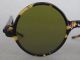 Antique Ca1890 Faux Tortoise Shell Sunglasses Round Frames Steampunk Bakelite Optical photo 7