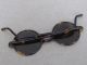 Antique Ca1890 Faux Tortoise Shell Sunglasses Round Frames Steampunk Bakelite Optical photo 8
