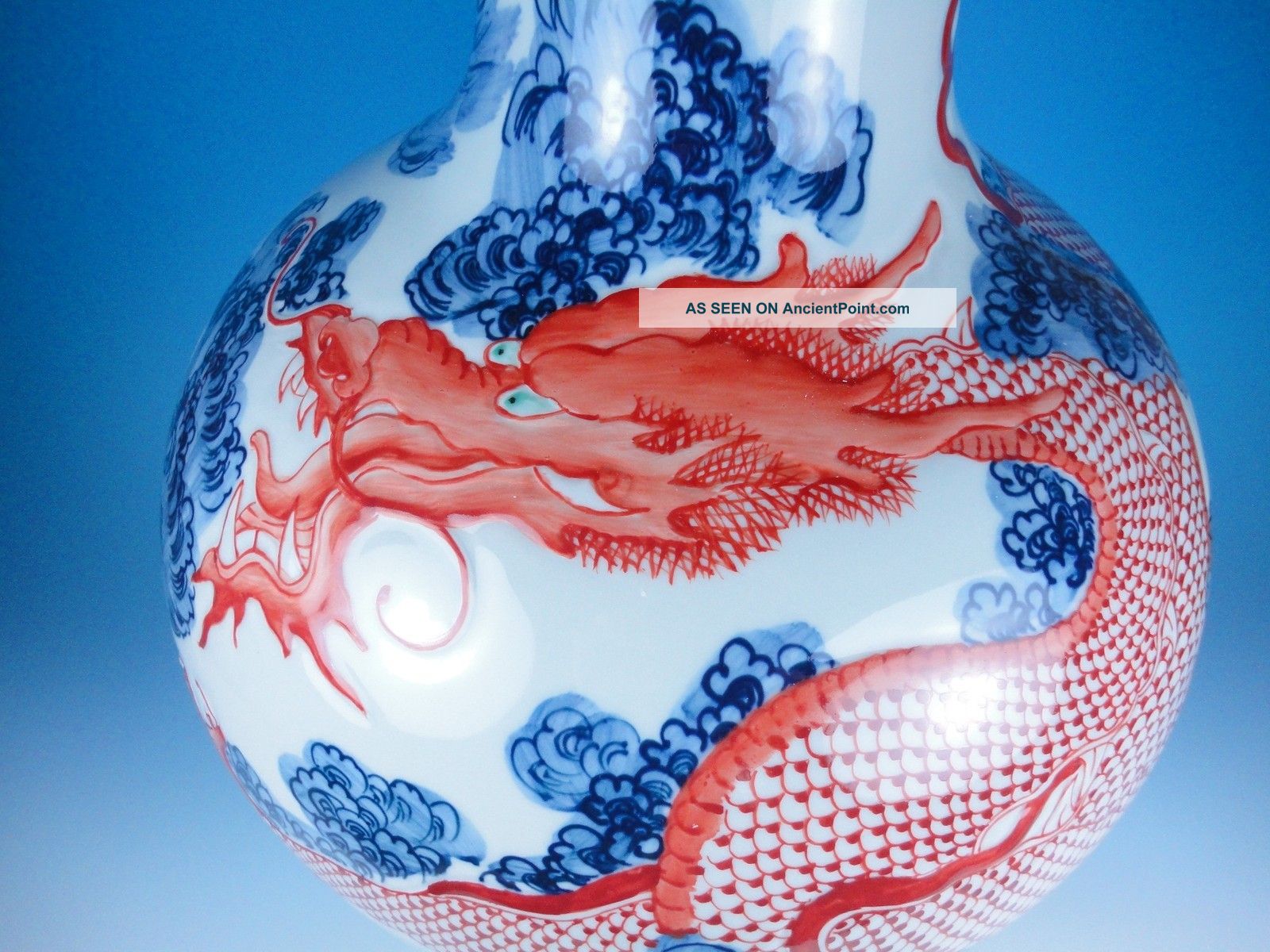 Huge Chinese Porcelain - - A Famille Rose Vase - Dragon,  Marked Yongzheng Vases photo