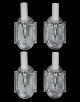 Antique Wall Sconces Nickel Silver Vintage Empire Art Deco Restored Wall Lights Chandeliers, Fixtures, Sconces photo 1