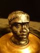 Rare 19th Century Black Americana Slave Head Inkwell Sculptures & Statues photo 5