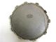Antique Ornate Victorian Plateau Round Floral Footed Vanity Tray Beveled Mirror Victorian photo 9