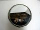 Antique Ornate Victorian Plateau Round Floral Footed Vanity Tray Beveled Mirror Victorian photo 1