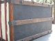 1900 ' S Antique Yale & Towne Steamer Trunk Chest W/ Wood Brass 1900-1950 photo 4