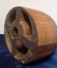 Antique Vintage Ladies Millinery Wood Hat Block / Mold,  Beautifully Made Industrial Molds photo 3