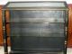 Antique Slant Top Wood And Glass Counter Top Display Case,  Three Glass Shelves, Unknown photo 2