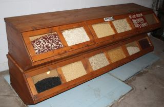 Vintage Country Store/seed Display Case Counter photo